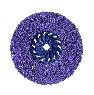 Круг зачистной коралл по металлу М14 125*15*22 (фиолет.)