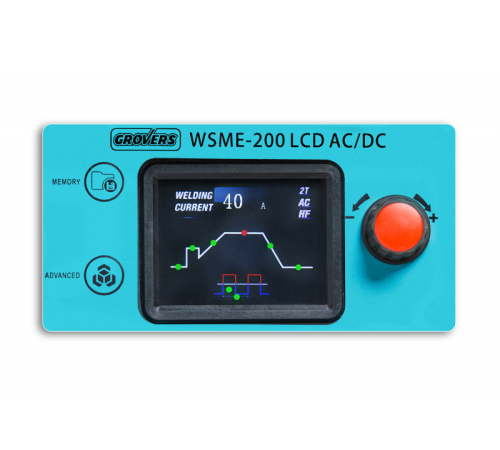 GROVERS TIG WSME 200 LCD AC/DC Pulse