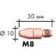 Наконечник М8*30мм E-Cu Abicor Binzel